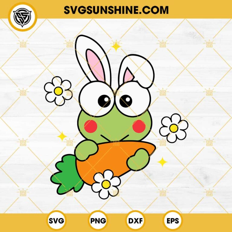 Happy Easter Keroppi SVG, Keroppi Sanrio SVG, Hello Kitty SVG