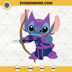 Hawkeye Stitch SVG, Superhero Marvel Stitch SVG PNG EPS DXF File