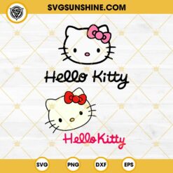 Hello Kitty Bundle SVG, Cute Hello Kitty SVG