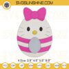 Hello Kitty Easter Eggs Machine Embroidery Designs, Cute Hello Kitty Easter Day Embroidery Pattern