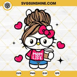 Hello Kitty Mom Life SVG, Hello Kitty Mother’s Day SVG