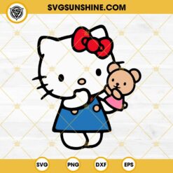 Hello Kitty SVG, Kawaii Kitty SVG