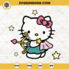 Hello Kitty Sagittarius SVG, Archery Hello Kitty SVG, Sweet Kitty Bow SVG