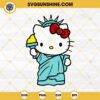 Hello Kitty Statue Of Liberty SVG, Hello Kitty Bow Tie SVG, New York Kitty SVG