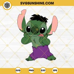 Hulk Stitch SVG PNG EPS DXF File