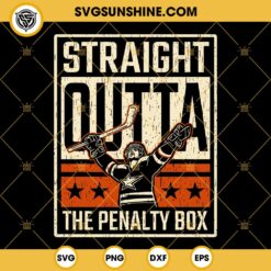 Ice Hockey NHL SVG, Straight Outta The Penalty Box SVG