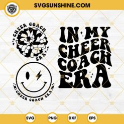 In My Cheer Coach Era SVG, Pom Pom Cheer Coach SVG, Cheer Coach SVG