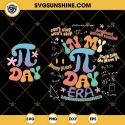 Happy Pi Day SVG, 3.14 Pi Rainbow SVG PNG DXF EPS