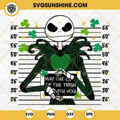 Scary Characters Vibes SVG, St Patricks Day Horror Shamrock SVG PNG DXF EPS