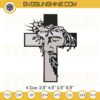 Jesus On The Cross Embroidery Files, Jesus Embroidery Designs