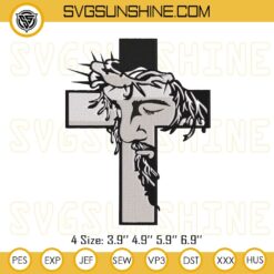 Jesus On The Cross Embroidery Files, Jesus Embroidery Designs