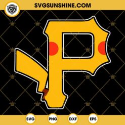 Pikachu Pittsburgh Pirates SVG PNG DXF EPS Cut Files