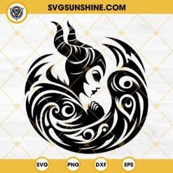 Maleficent SVG, Mandala SVG, Disney SVG