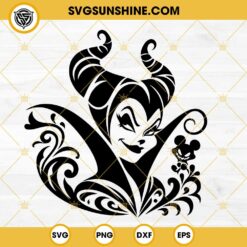 Maleficent SVG, Zentangle SVG, Sleeping Beauty SVG
