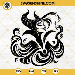 Maleficent Zentangle SVG, Maori Style SVG