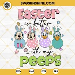 Bluey Easter Peeps SVG, Chillin With My Peeps SVG, Easter Bluey Friends SVG