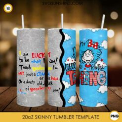 Dr Seuss Thing One Thing Two 20oz Tumbler Wrap PNG File
