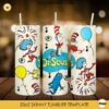Dr Seuss Cartoon Characters Balloons 20oz Tumbler Wrap PNG File