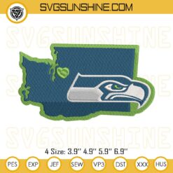 Seattle Seahawks Logo Embroidery Designs, Seattle Seahawks Embroidery Pattern