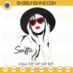 Taylor Swift Sunglasses Embroidery Designs, The Swifties Lover Embroidery Design Files