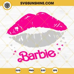 Movie Barbie Kiss SVG, Barbie Lips SVG, Barbie SVG