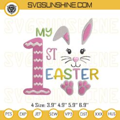 My First Easter Bunny Embroidery Designs, My 1st Easter Embroidery Designs