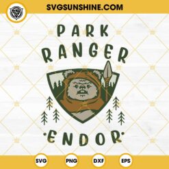 Park Ranger Endor SVG, Star Wars Boys Park Ranger SVG PNG DXF EPS Files