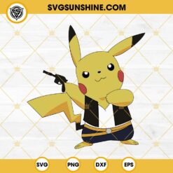 Pikachu Han Solo Star Wars SVG, Pokemon Star Wars SVG PNG DXF EPS