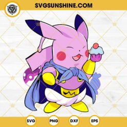 Pikachu Majin Buu SVG, Pikachu Dragon Ball SVG PNG DXF EPS