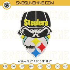 Pittsburgh Steelers Embroidery Design, Football Steelers Embroidery Design