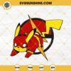 Pokemon Pikachu Flash SVG, Cute Pikachu Cartoon SVG PNG DXF EPS