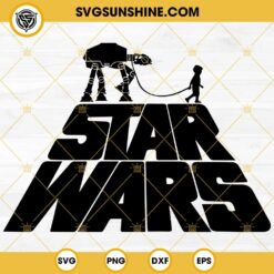 Star Wars At At And Boy SVG, AT-AT Walker Star Wars SVG PNG DXF EPS