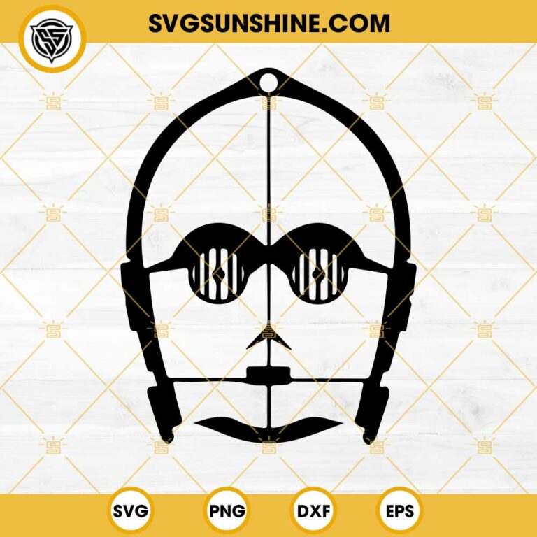 Star Wars C3PO Silhouette SVG, C3po Star Wars SVG PNG DXF EPS