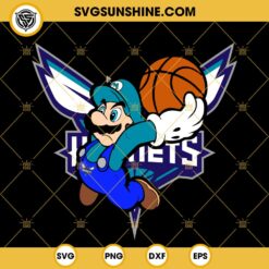 Super Mario NBA Atlanta Hawks SVG PNG DXF EPS FIle