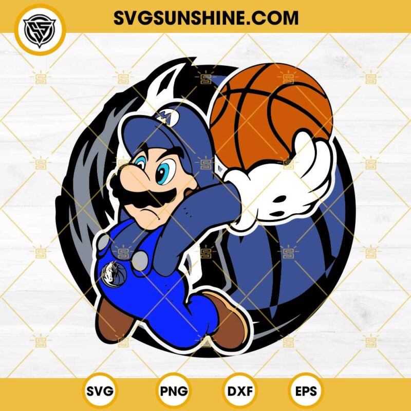 Super Mario NBA Milwaukee Bucks SVG PNG DXF EPS FIle