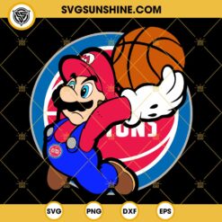 Super Mario NBA Phoenix Suns SVG PNG DXF EPS FIle
