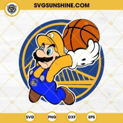 Super Mario NBA San Antonio Spurs SVG PNG DXF EPS FIle
