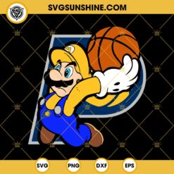 Super Mario NBA Utah Jazz SVG PNG DXF EPS FIle