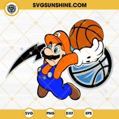 Super Mario NBA Orlando Magic SVG PNG DXF EPS FIle