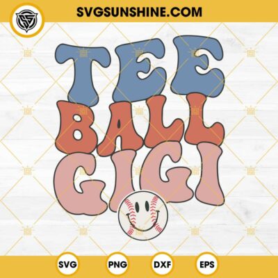 Tee Ball Gigi SVG, Tee Ball SVG PNG DXF EPS Files