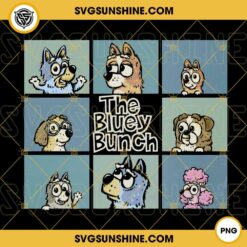 The Bluey Bunch PNG, Bluey And Firends PNG