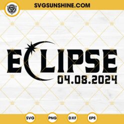Solar Eclipse SVG, Solar Eclipse 2024 SVG