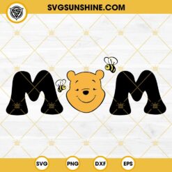 Winnie The Pooh Mom SVG, Pooh SVG, Mom SVG