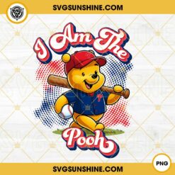 Winnie The Pooh Philadelphia Phillies Baseball PNG Design File