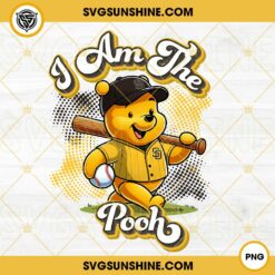 Winnie The Pooh San Diego Padres Baseball PNG Design File