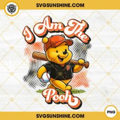 Winnie The Pooh San Francisco Giants Baseball PNG Design File