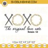 Xoxo The Original Love Note Embroidery Designs
