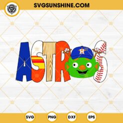 Astros SVG, Houston Astros Orbit Mascot SVG
