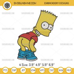 Bart Simpson Embroidery Designs