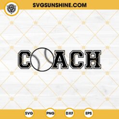 Baseball Coach SVG, Baseball SVG, Coach Sport SVG